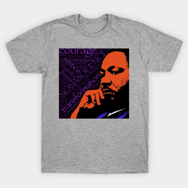 MLK 4 T-Shirt by truthtopower